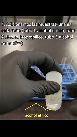 Oxidación de alcoholes con dicromato de potasio #shorts