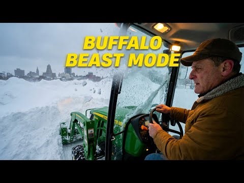 First Lake Effect Snow of 2026. Tractor time!