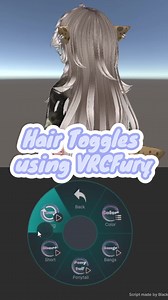 VR Chat Avatar Hair Transformation with VRCFury