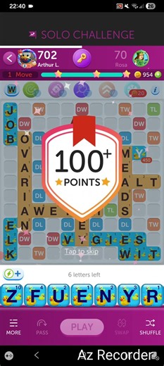 Words With Friends 2 - Huge Word Score Short 2026 HD