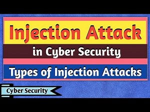 Injection Attack in Cyber Security | Types of Injection Attacks | Injection Attacks | Cyber Security