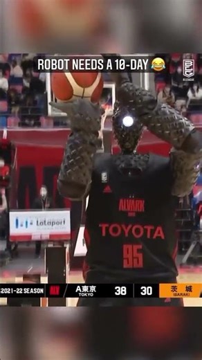 Where is this robot for NBA Opening Night? 🤔 (via @b.league_official/IG)