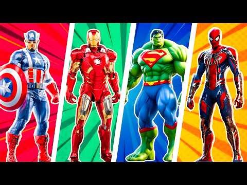 Super Hero 3D Funny Game Puzzle Challenge – Spider Man vs Squid Game Doll!