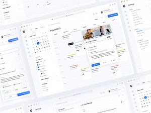 Calendar - Dashboard Design