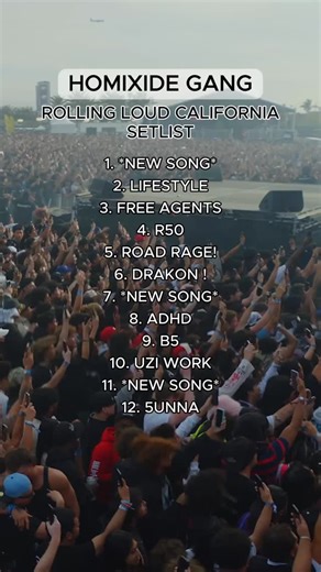 Rolling Loud on Instagram: "@homixide55555 @homixide55555 @homixide55555 WAS THIS THEIR BEST RL SET YET? 👀 #RollingLoud"