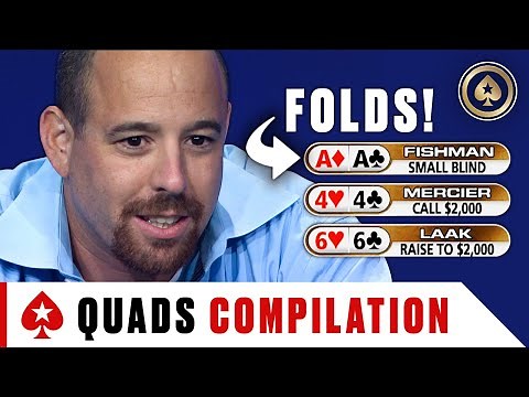 Folding ACES PREFLOP and DODGING QUADS ♠️ Best of The Big Game ♠️ PokerStars