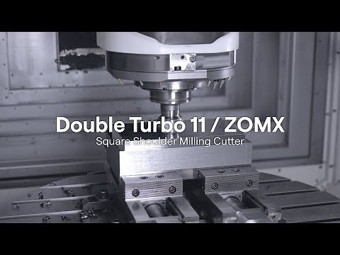 New Double Turbo 11 ZOMX Square Shoulder Milling cutter | Seco tools