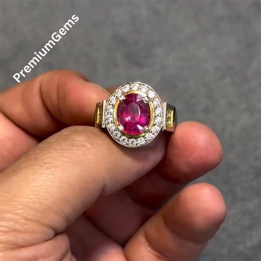 Natural African Ruby Handmade Sterling Silver 925 African Ruby Ring - Etsy