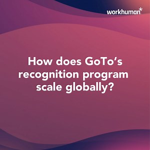 At GoTo, employee recognition is essential to their strong company culture. With an incredible 95% engagement rate, their program is a testament to the power of real-time recognition. | Workhuman | Facebook