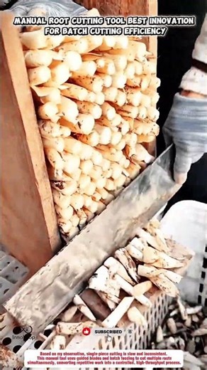 Manual Root Cutting Tool Best Innovation for Batch Cutting Efficiency