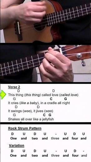 Crazy Little Thing Called Love (Queen) - Ukulele Tutorial