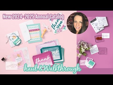 Introducing the New Stampin Up! 2024 2025 Annual Catalog!