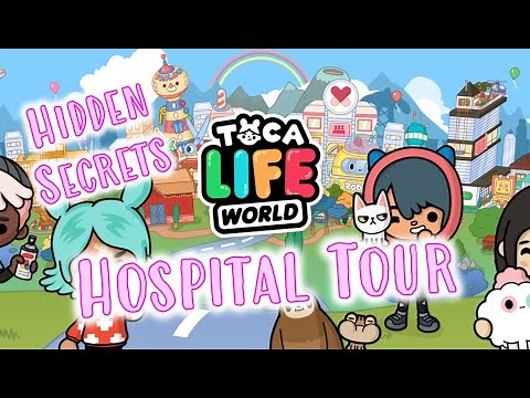 TOCA LIFE WORLD HOSPITAL TOUR INCLUDING SECRETS | UNLOCK HIDDEN SECRETS | TOCA BOCA HACKS