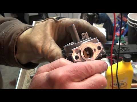 Husky 1850W generator Mikuni Subaru carburetor cleaning