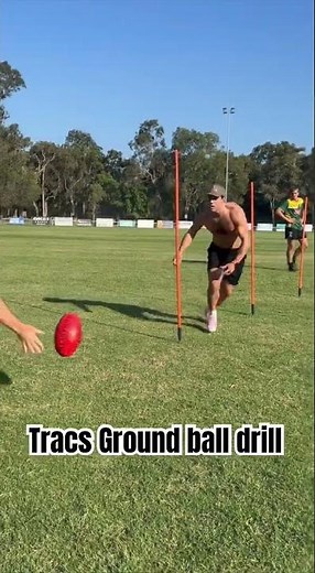 AFL ground ball drill