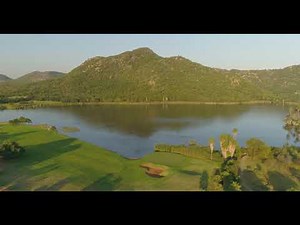 The 17th hole of the Gary Player Country Club golf course at Sun City