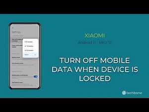 Turn off Mobile data when device is locked - Xiaomi [Android 11 - MIUI 12]
