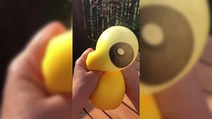 Duck Squishy Big Rubber Stress Toy Soft Jumbo Giant Sensory Fidget Squeeze Anxiety Relief Gift Kids Adults Party Favor Classroom Prize Yellow Animal Calming Collectible