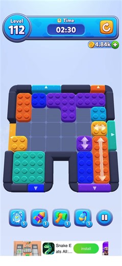 Level 112 Color Block Jam Walkthrough