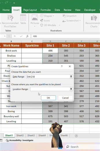 How to Create Sparklines (Mini Charts) in Excel