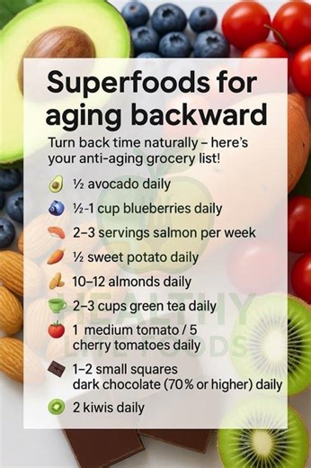 10 Superfoods to Age Backwards Naturally