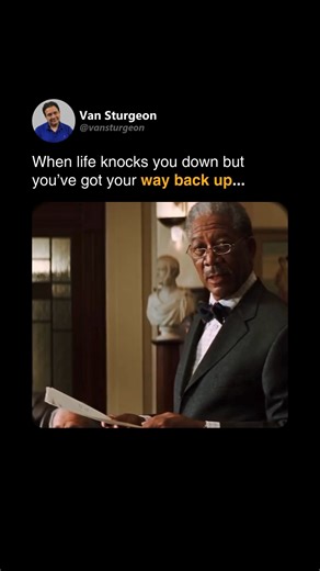 Van Sturgeon | “On whose authority?” “The fact that I’m the GOAT.” Today our legend Morgan Freeman turns 88, and like Lucius Fox taking back Wayne... | Instagram