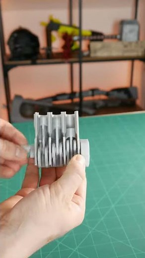 3D print-in-place movable engine (no supports!)