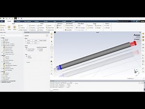 Flow through pipe Ansys Fluent | Ansys 2021 r2 | Ansys Fluent tutorial |