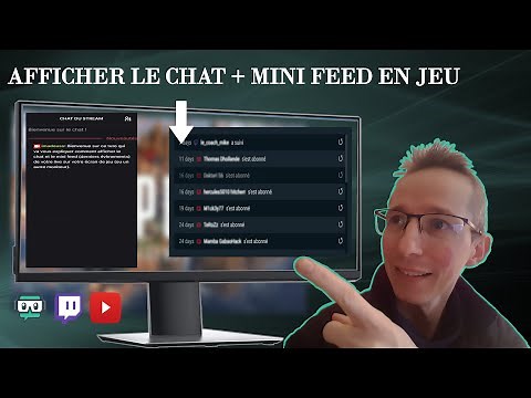 AFFICHER LE CHAT ET LE MINI FEED EN JEU - STREAMLABS OBS (UN ECRAN (OU PLUSIEURS))