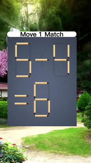 Match Puzzle Game Challenge - Move 1 Stick to Correct Math Equation