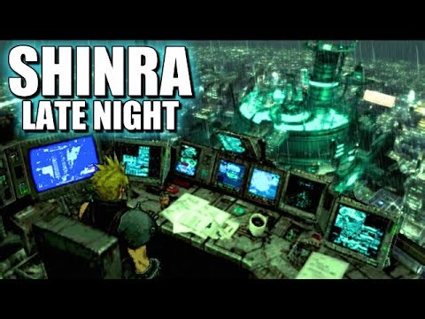 [FF7] Deep Focus Work ☢️ Shinra Reactor 1 Night Shift (Green Mako Ambience)