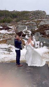 A wedding celebration on Fogo Island gives a whole new meaning to the term “shotgun wedding” as friends and family fire shotguns, a long standing tradition saluting the newly married couple as their motorcade tours the island. 👏 | Samantha Kearley Photography