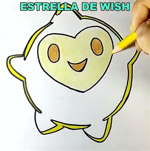 Dibujamos y Coloreamos la Estrella de Wish, el poder de los deseos | Dibujos para niños