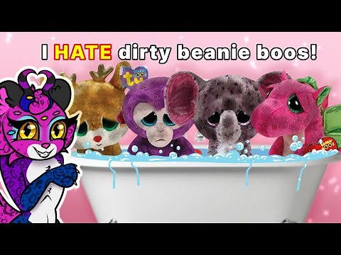 TUTORIAL: Cleaning DISGUSTING 🤮 Thrift Beanie Boos 🙊🚿🧼