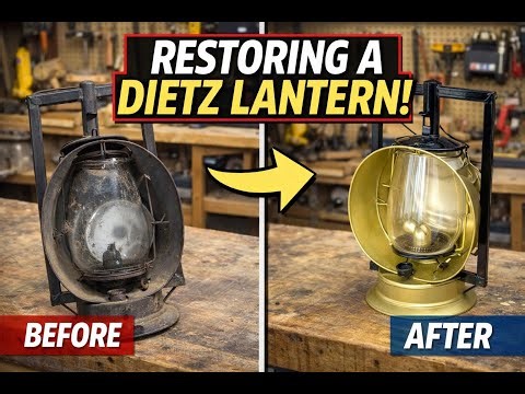 IMPOSSIBLE RESTORATION: Vintage Deitz Lantern (Full Step-by-Step Transform)