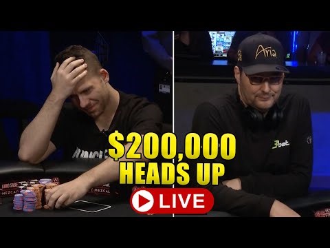 Phil Hellmuth. Doug Polk, Jungleman - $200,000 Winner Take All Heads-Up Duel