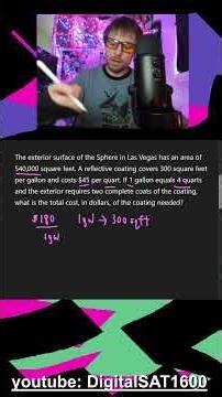 MASTER Unit Conversion -- August SAT Math