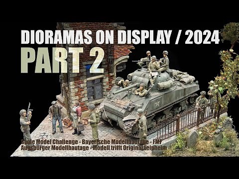 DIORAMAS ON DISPLAY - 2024 - Part2 - Scale Model Exhibitions - Scale Model Diorama - Scale Bench