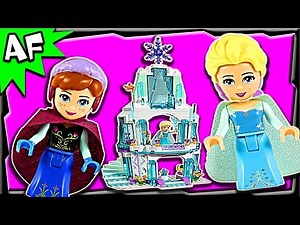 Lego Disney FROZEN Elsa's Sparkling Ice Castle 41062 Stop Motion Set Review