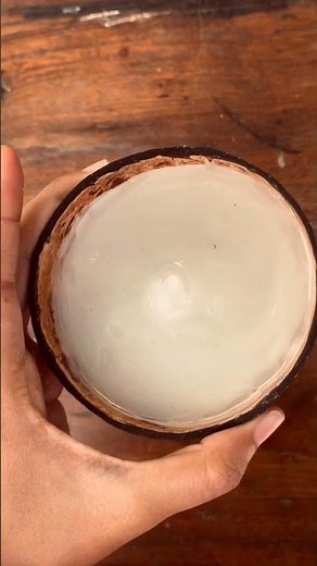 How to make DIY coconut candle | Coconut shell craft ideas