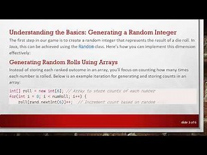 Mastering Random Numbers in Java: The Ultimate Guide to a Simple Dice Game