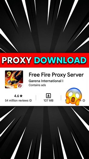 HOW TO DOWNLOAD LETEST PROXY SERVER IN FREE FIRE 🔥 #shorts