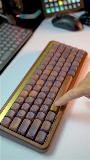 Akko Mu01木製キーボードが最高すぎて #keyboard #Akko #typingsounds #amazon #メカニカルキーボード