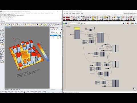 Grasshopper 12: Sunlight hours and radiation analysis with Ladybug