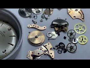 Servicing and restoring a 1965 Hamilton Thinomatic Masterpiece watch.