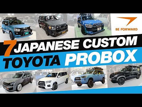 7 HOT modified Toyota Probox -Tokyo Auto Salon 2024