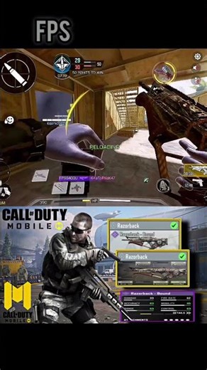 Razorback_Extreme Damage,High Movement,quick Ads speed,No Recoil,Cod Mobile Gun Attachment,2026 Meta