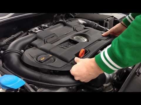 How to remove Engine Cover on VW Golf/Polo/Passat/Scirocco/Tiguan/Tuareg/Jetta [HD]