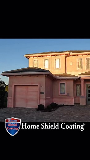 “Stop Repainting Every Few Years” Say goodbye to stucco cracks and water intrusion for good! 💦 Home Shield Coating® is 17X thicker than paint, lasts 6X longer, and includes a 30-Year Transferable Warranty! Our permanent wall coating system starts with a pink, surface-penetrating bonding primer, followed by two coats of Home Shield Coating® topcoat — available in any color. Together, they form a waterproof, rubber-like membrane that seals and protects your home from Florida’s heat, rain, and hum