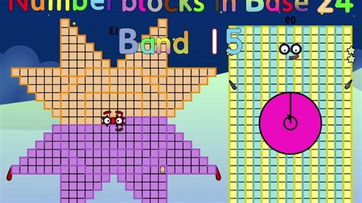 Numberblocks in Base 24 Band 15